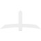 Ekena Millwork Bellingham Architectural Grade PVC Gable Bracket, 72"W x 33"H x 2"D x 6"F, 11/12 Pitch GBP072X33X0206BEL00 - alternate 4